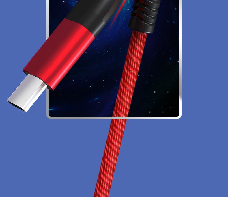 lightning type c micro three in one cable 