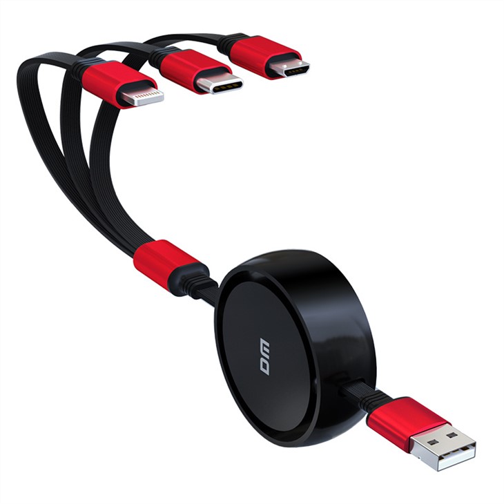 Stretchable 3 In 1 Portable Charging Cable SL020