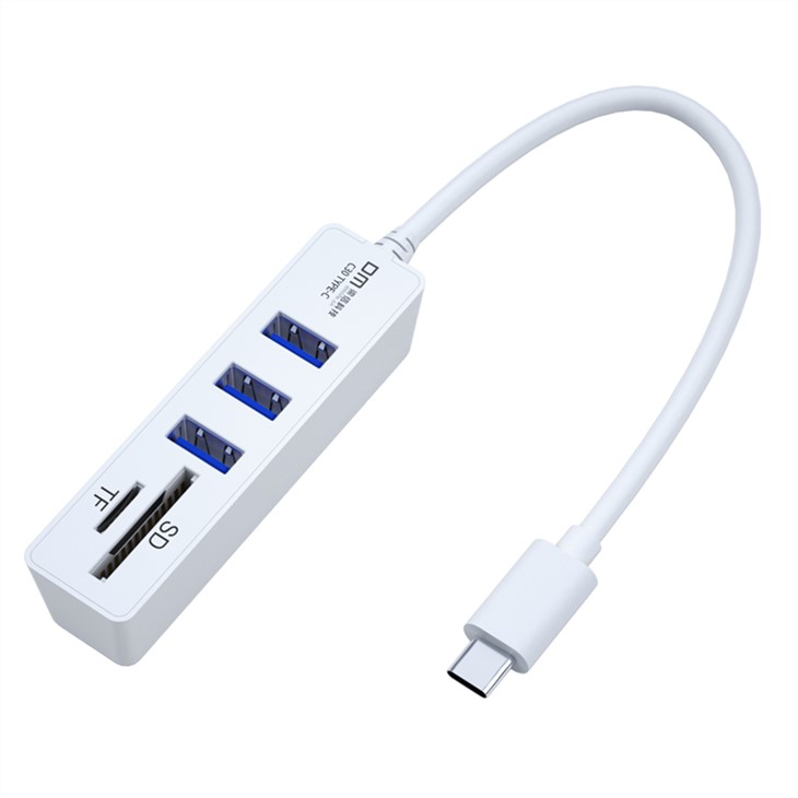 Type-C To USB2.0 And TF/SD Slot HUB C30