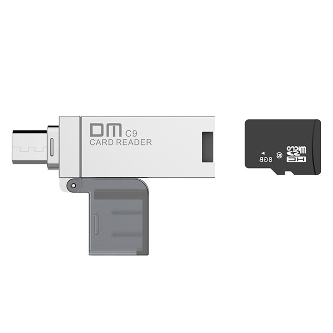 2 In 1 Micro SD Card Reader With Micro USB Port